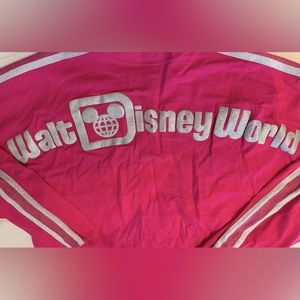 Disney Spirit Jersey. Hot Pink and Silver. Size XL.